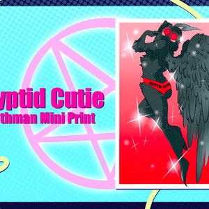 Cryptid Cutie: Mothman Print image 1