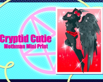 Cryptid Cutie: Mothman Print