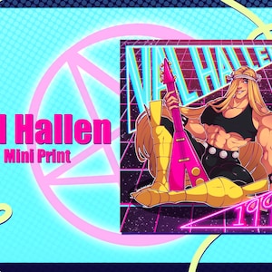 Gerechtigkeit Freunde: Val Hallen Album Print
