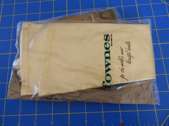 Fabulous Fownes Gold Lamé Long Gloves Size Large … - image 7