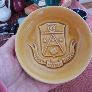 Hotel Cayre Paris France Souvenir Ashtray  - Vintage French Hotel Ashtray Collectible