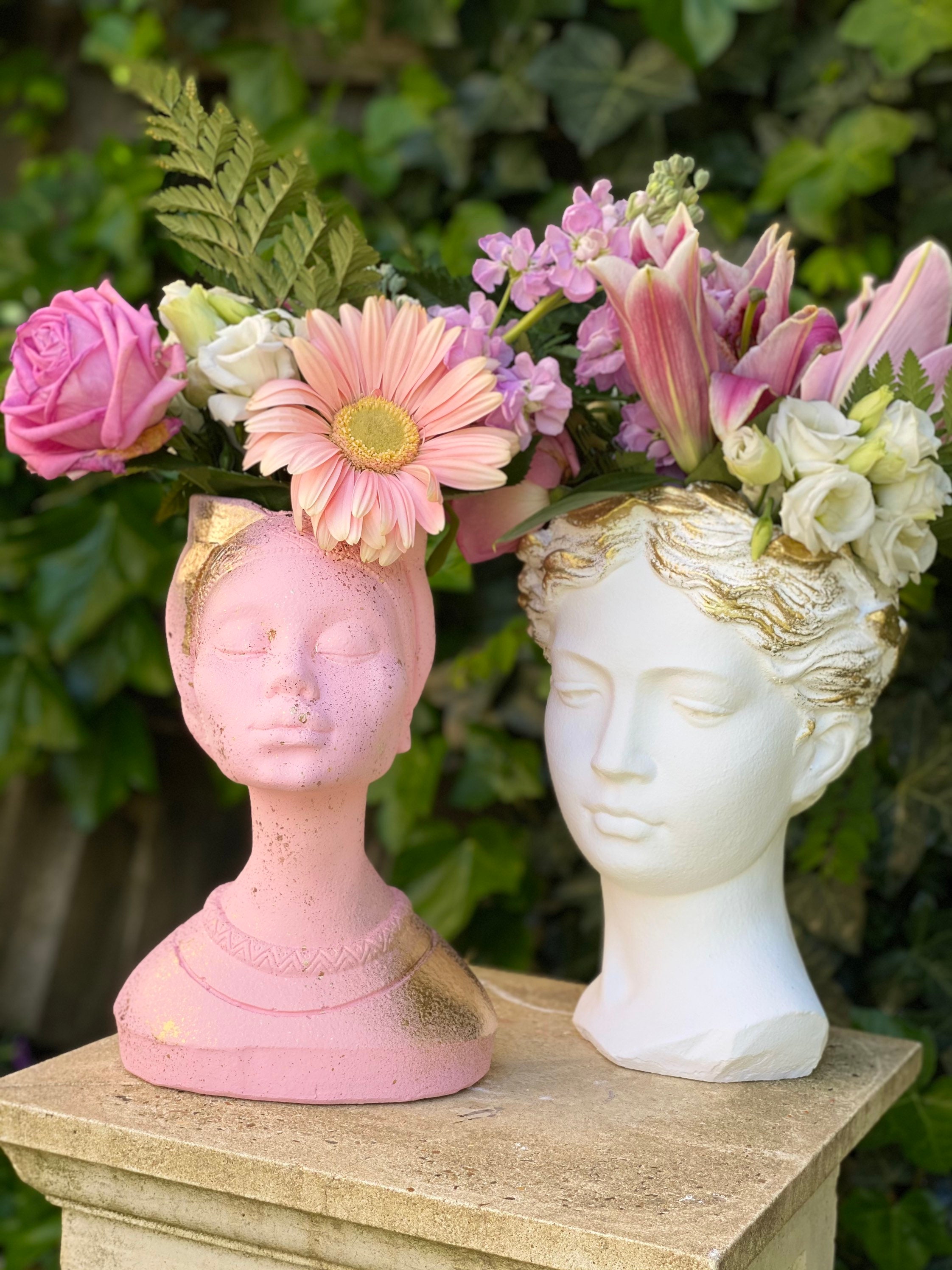 Kopf Gesicht Büste Blume Vase/Topf Mayra Rosa Etsy