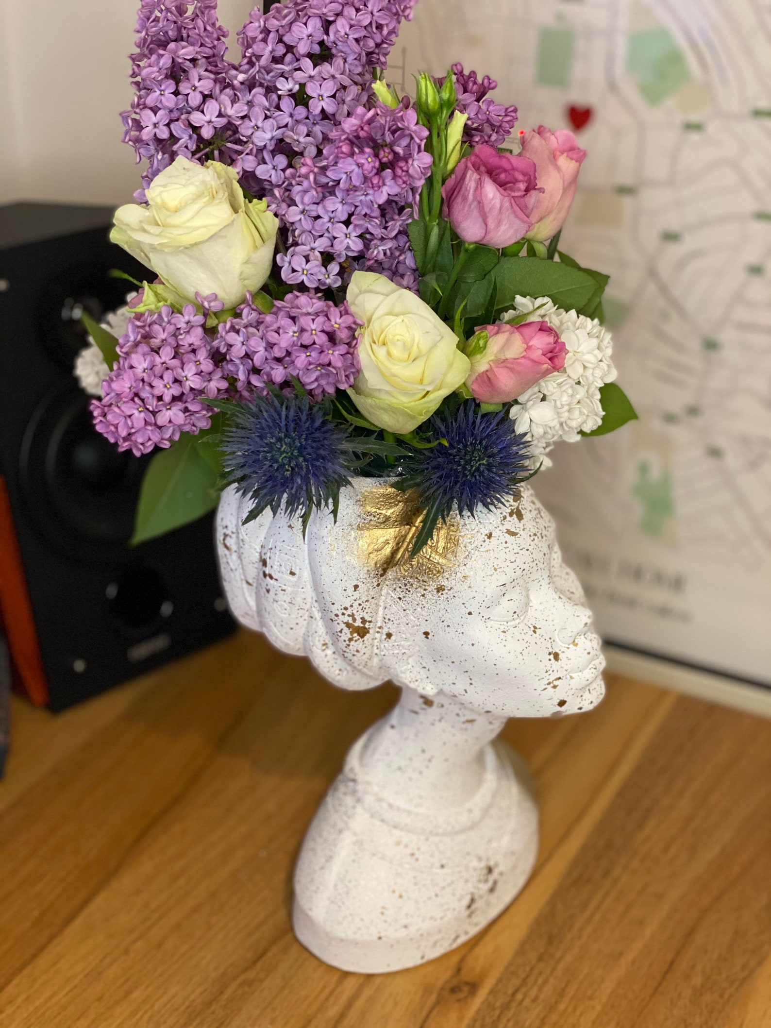 Headface Bust Flower Vase Bust Face Shaped Flower Pot Head Pot Etsy UK