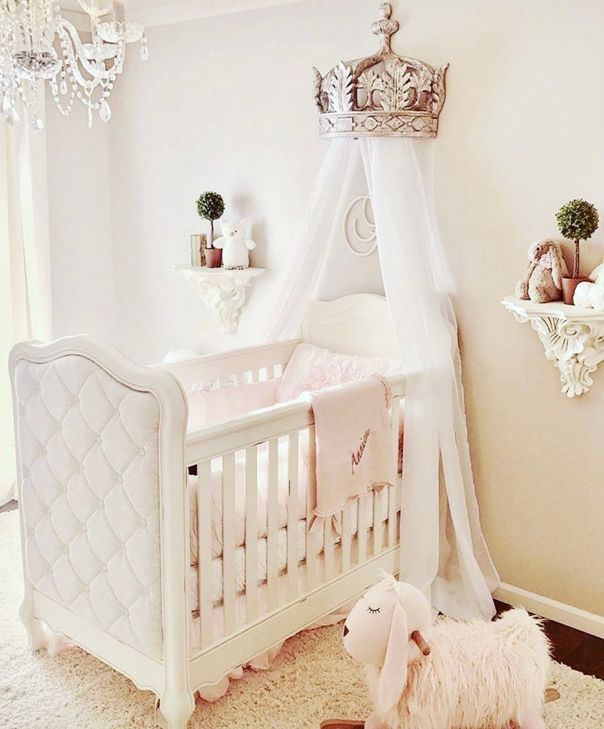 Silber Bett baldachin Krone | Etsy