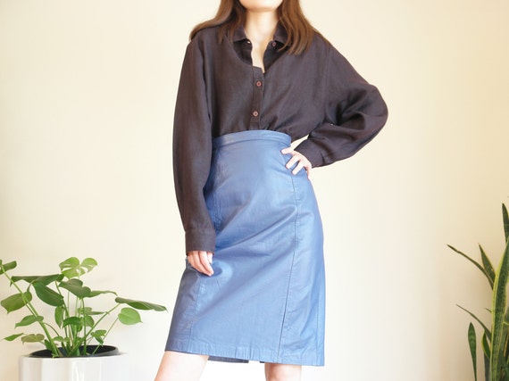 Eggplant Button Down / Oversized Button Down / Wo