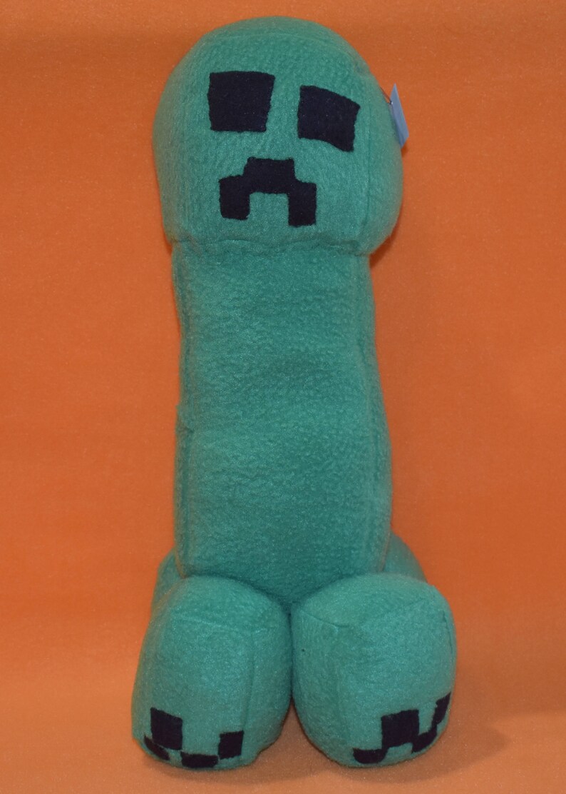 Minecraft handmade creeper plush Etsy