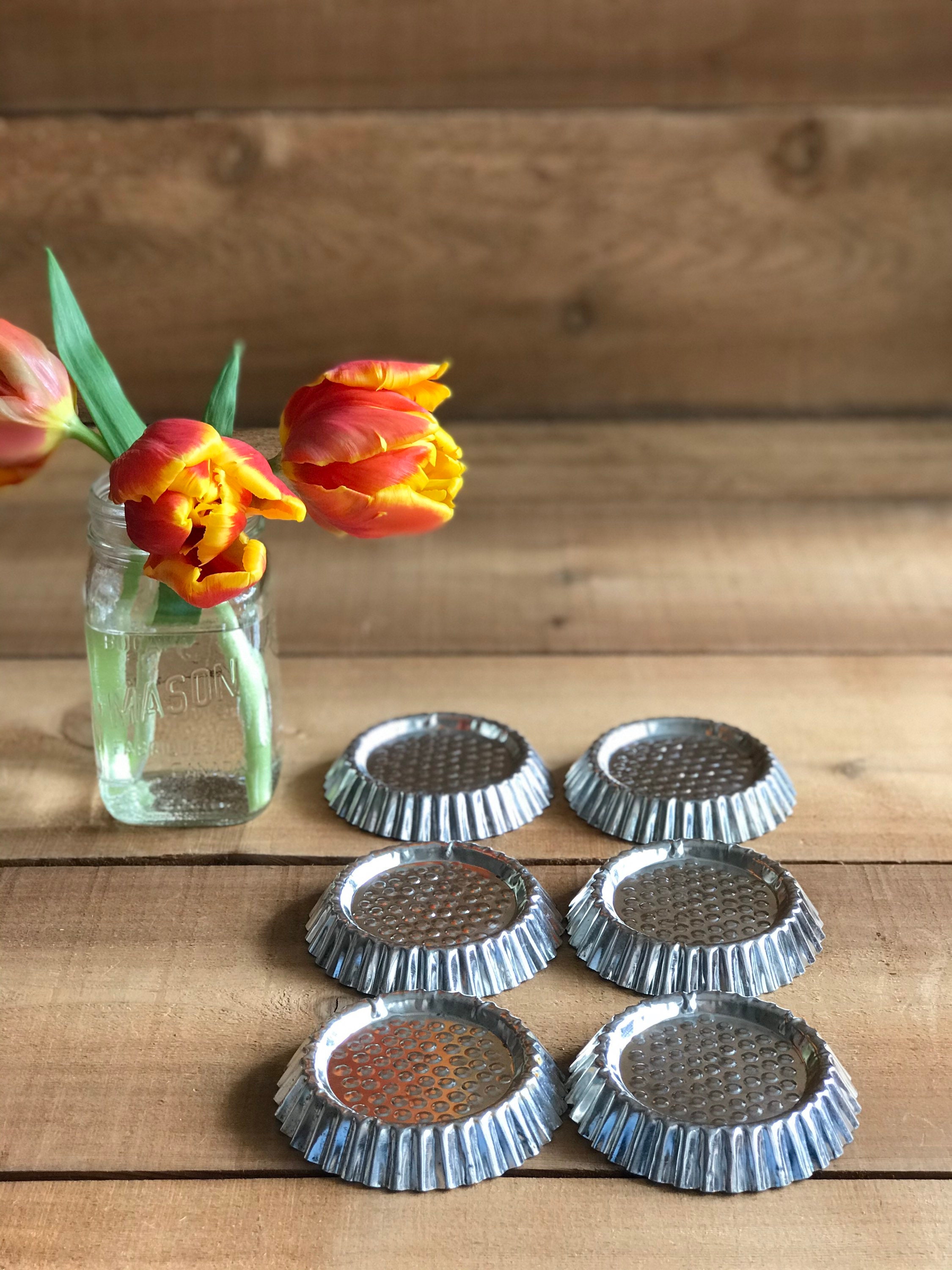 Vintage tartlet tins set of 6/tartlet pans/mini cake pans Etsy