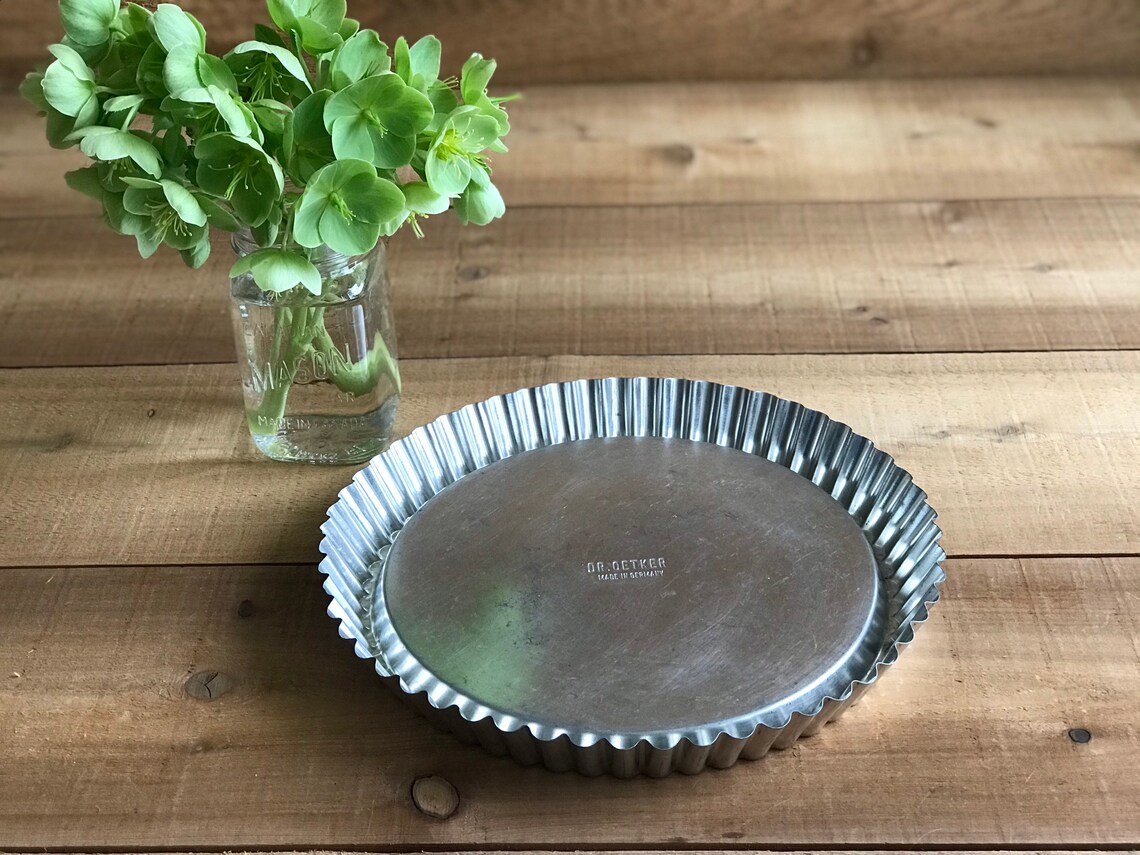 Vintage 11 fluted flan tin/flan pan/fruit flan tin/large Etsy