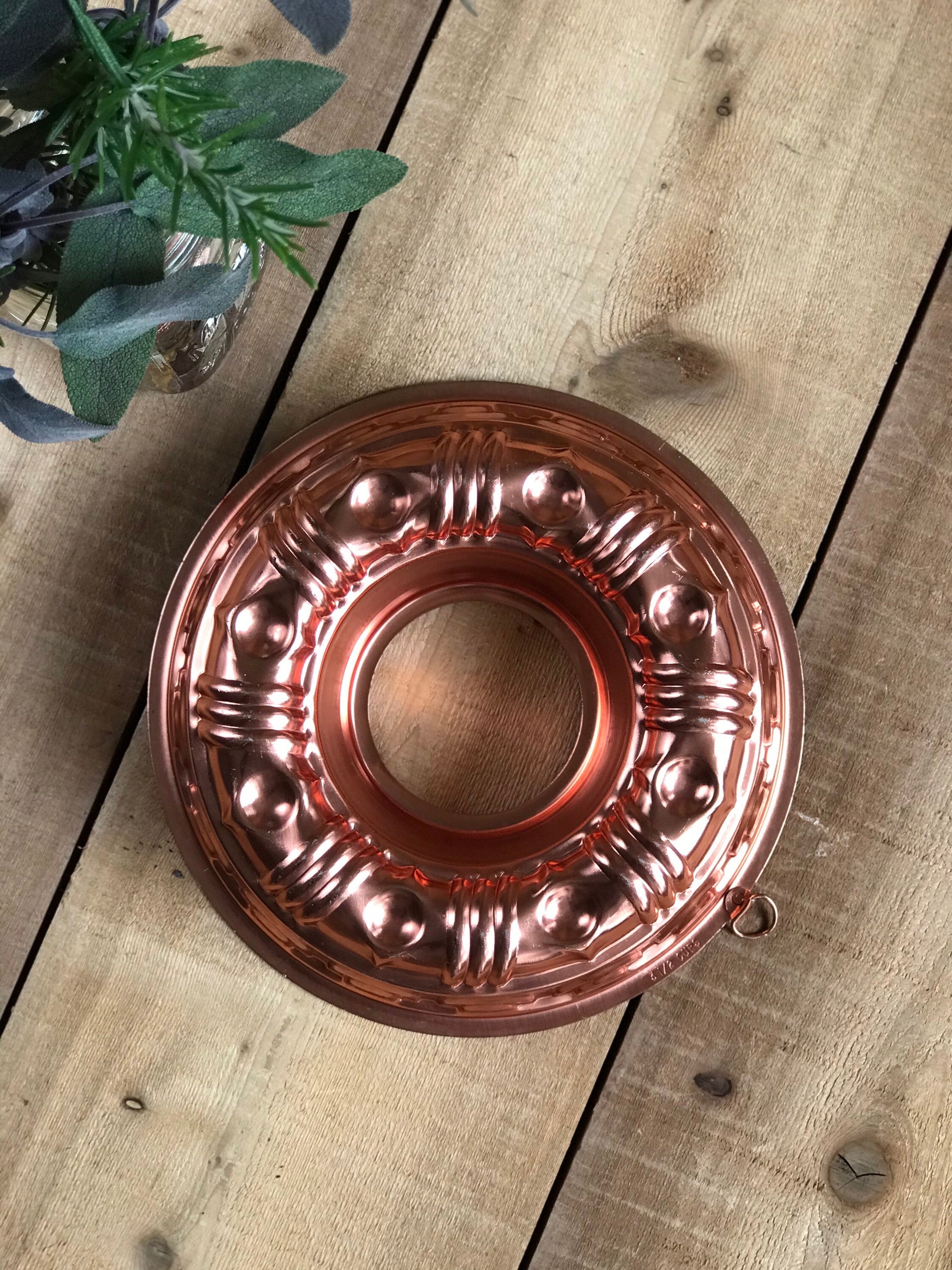 Vintage copper bundt cake pan/vintage cake pan/vintage baking Etsy