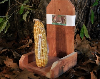 Corn Cob Squirrel Feeder