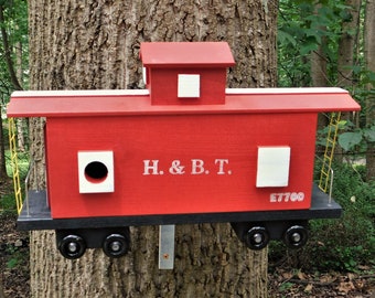 Huntingdon & Broad Top Caboose Birdhouse