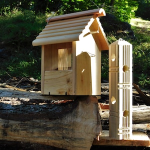 House Bird Feeder/Suet Feeder combo/Free Gift