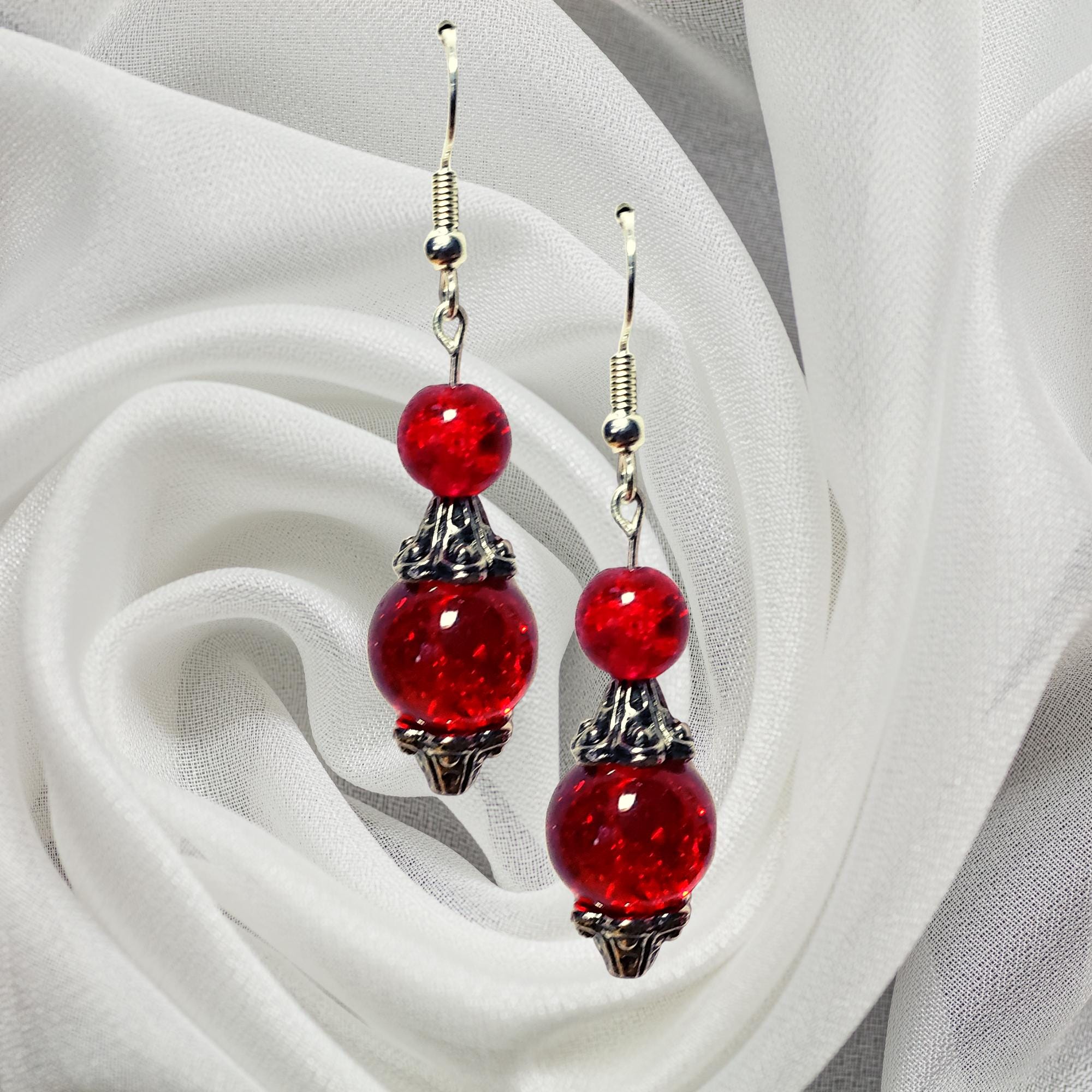 Crystal Teardrop Earrings -MANY COLORS - Elegant Teardrop Earrings- Gift Earrings - Mother's Day Gift - Valentine's Day Gift - Birthday Gift - Thumbnail 5