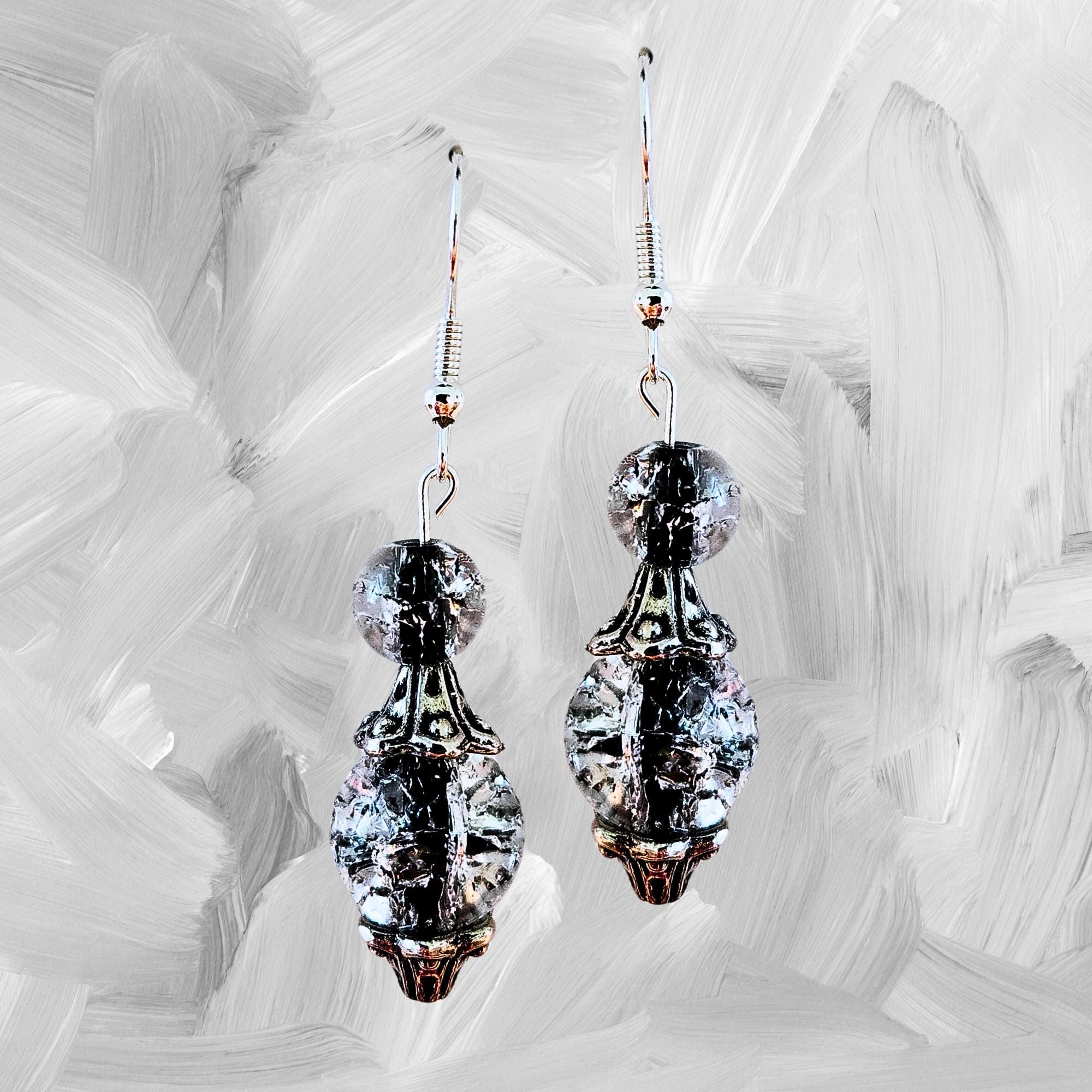 Crystal Teardrop Earrings -MANY COLORS - Elegant Teardrop Earrings- Gift Earrings - Mother's Day Gift - Valentine's Day Gift - Birthday Gift - Thumbnail 3
