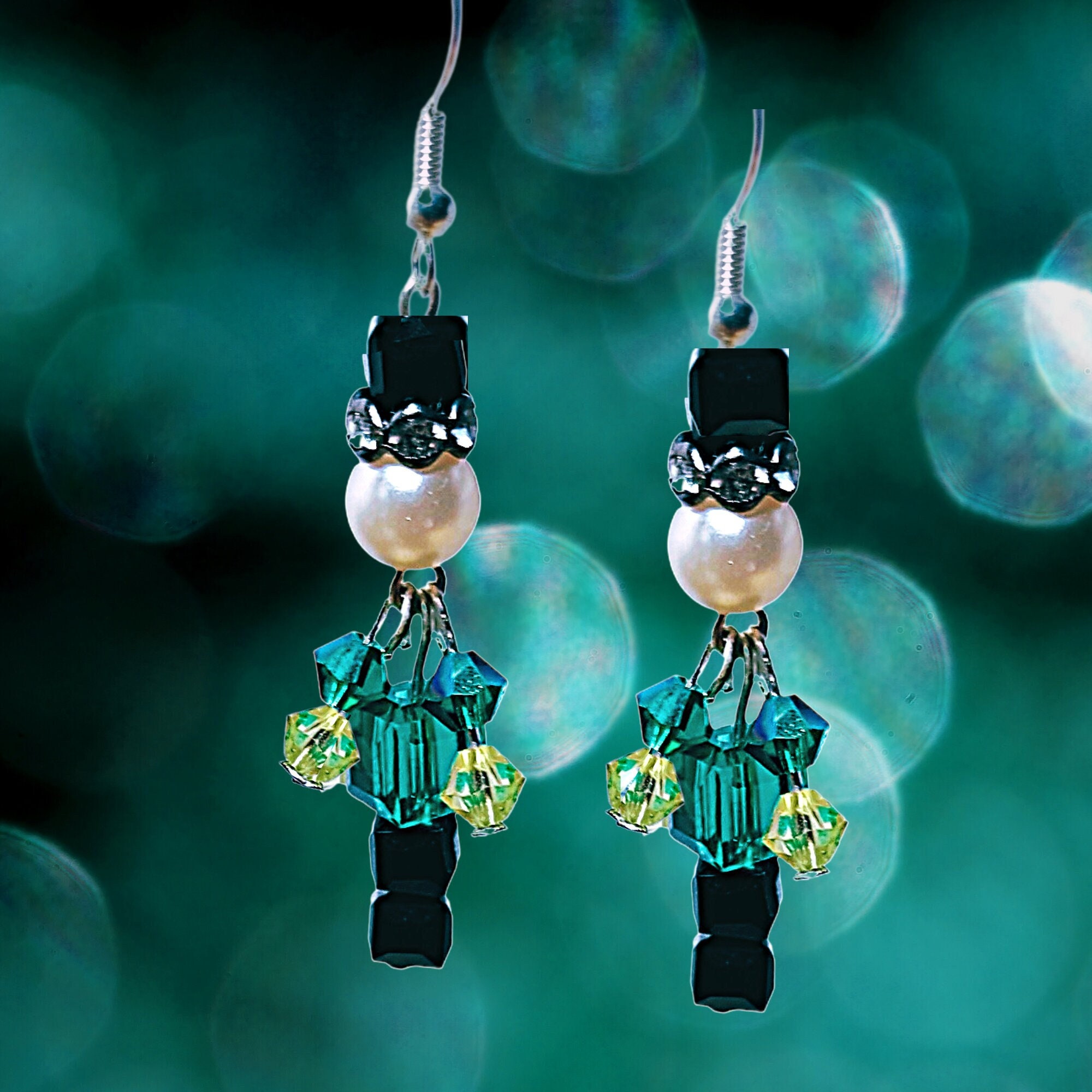 St. Patrick's Day Leprechaun Earrings-Emerald Green Leprechaun Earrings-St. Patrick's Day Gift-Kawaii Earrings - Irish Gift-Irish Leprechaun