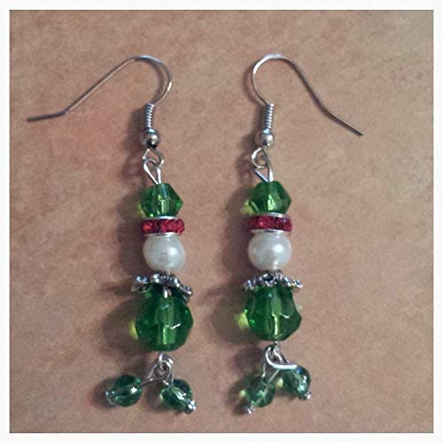 Christmas Elf Earrings - Cute Elf Earrings - Kawaii Earrings - Christmas Gift - Handmade Dangle Earrings - Thumbnail 2