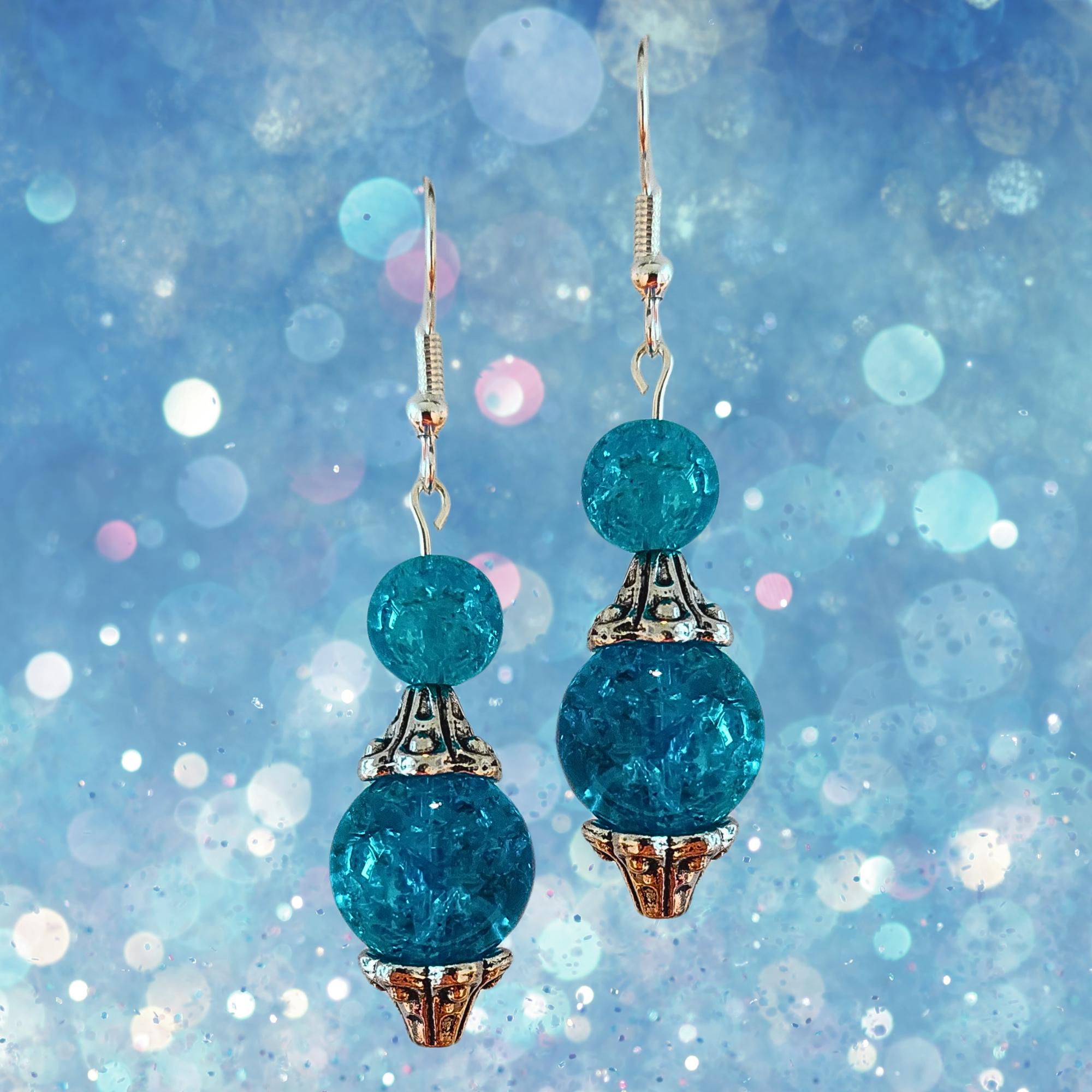 Crystal Teardrop Earrings -MANY COLORS - Elegant Teardrop Earrings- Gift Earrings - Mother's Day Gift - Valentine's Day Gift - Birthday Gift - Thumbnail 4