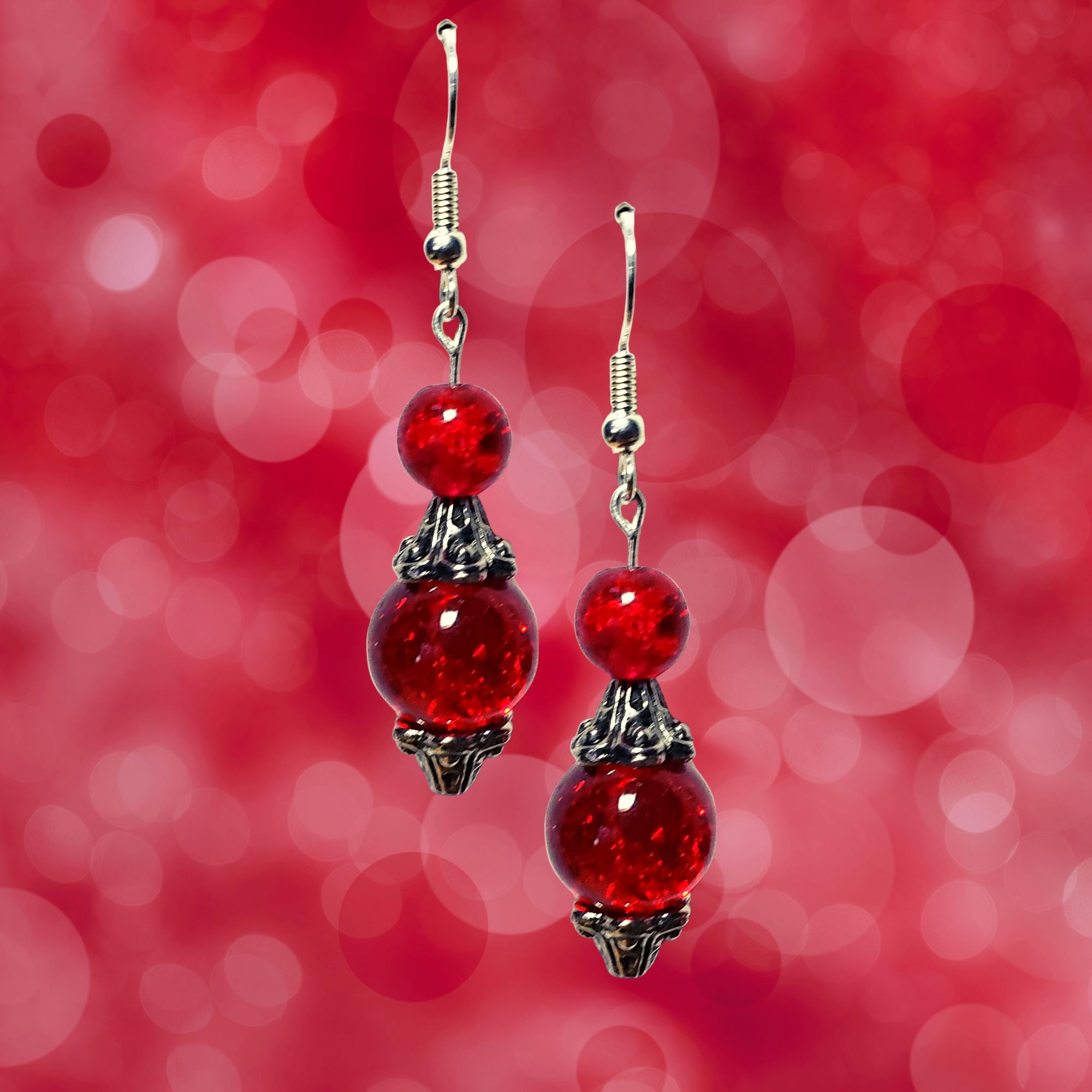 Crystal Teardrop Earrings -MANY COLORS - Elegant Teardrop Earrings- Gift Earrings - Mother's Day Gift - Valentine's Day Gift - Birthday Gift - Thumbnail 2