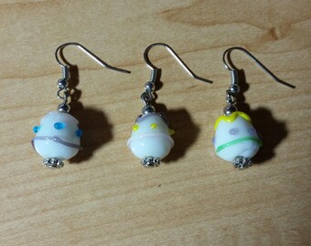 Easter Egg Earrings for Girls