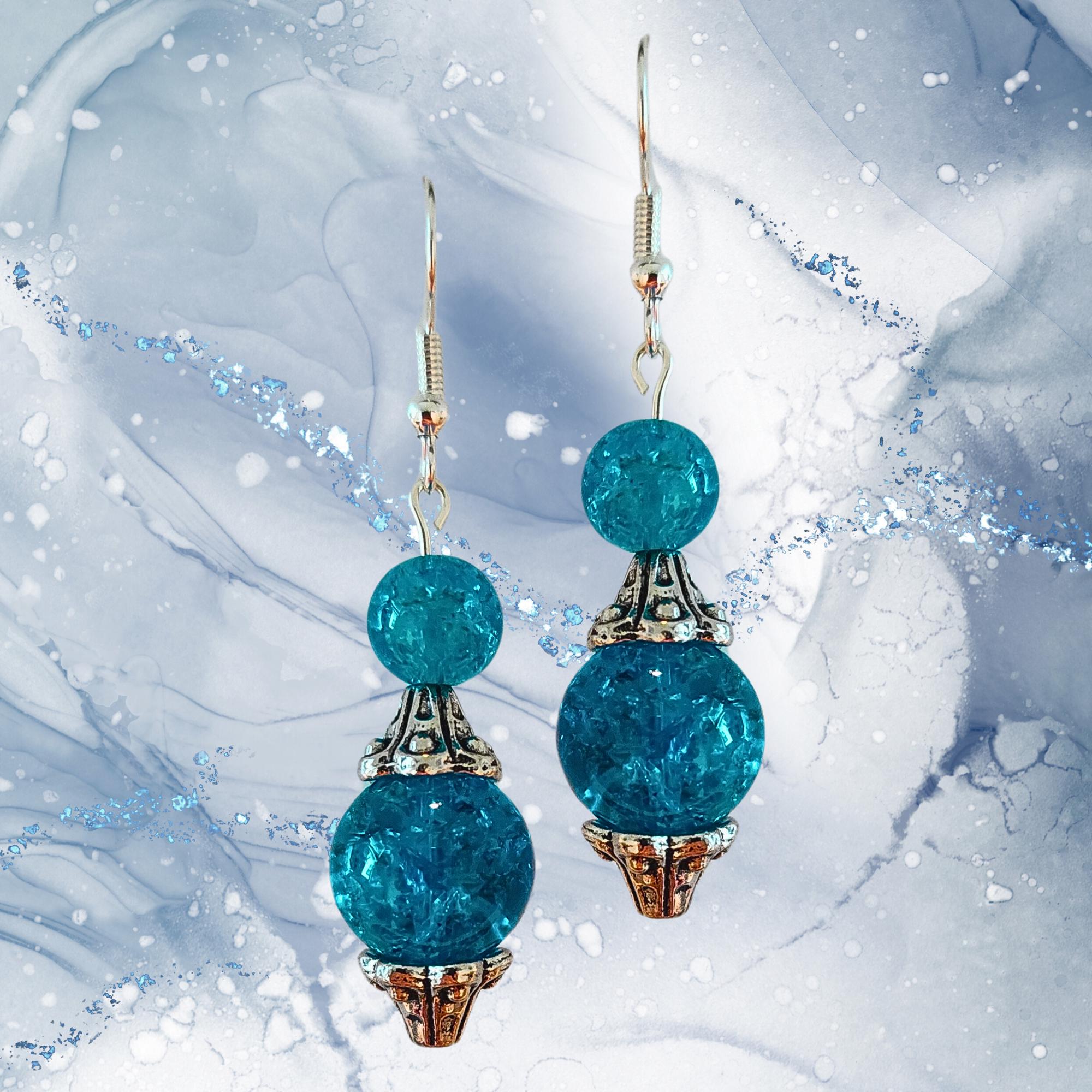 Crystal Teardrop Earrings -MANY COLORS - Elegant Teardrop Earrings- Gift Earrings - Mother's Day Gift - Valentine's Day Gift - Birthday Gift - Thumbnail 7