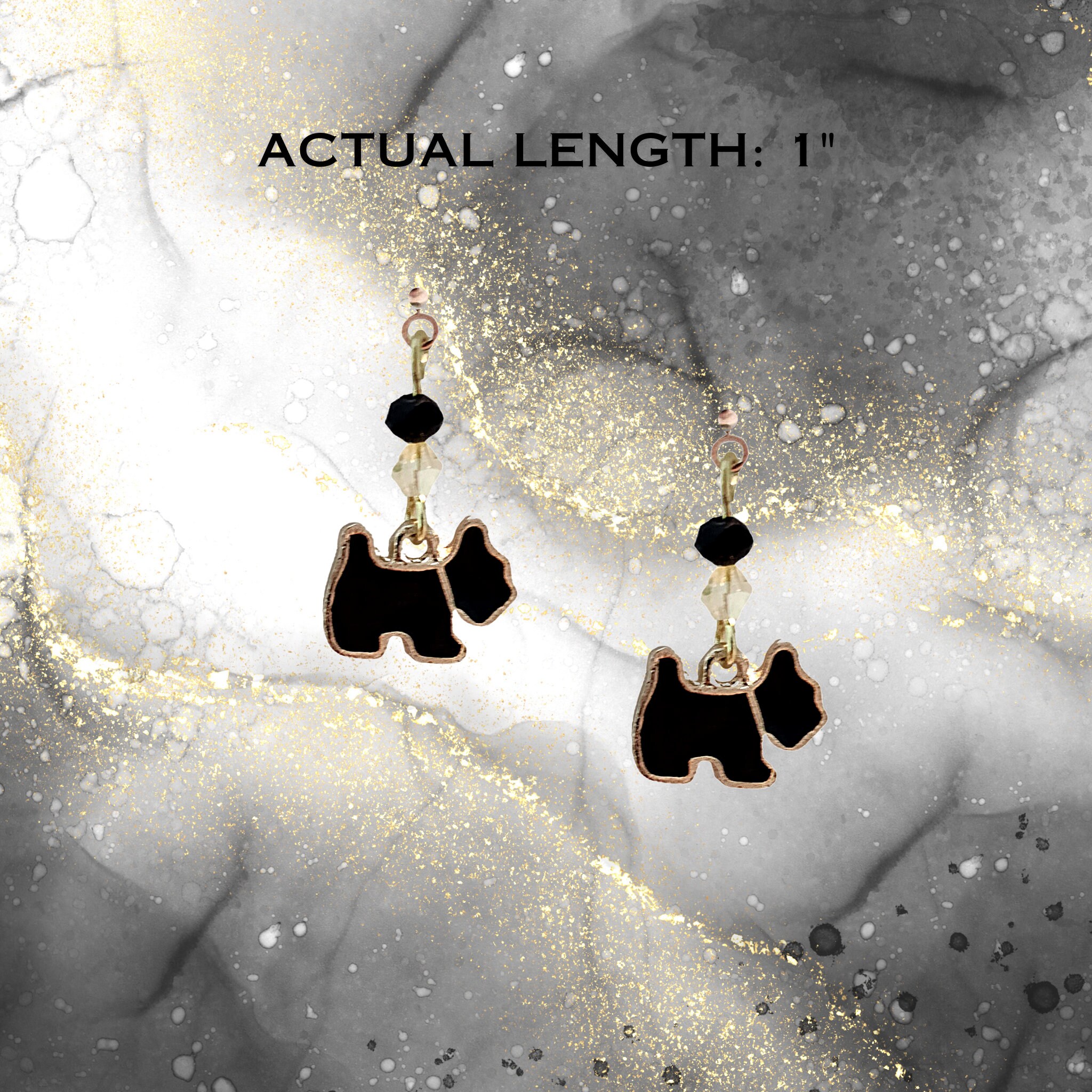 Dog Lovers Earrings - MANY COLOR Dog Earrings-Cute Dog Earrings - Kawaii Earrings - Gift Earrings - Dog Lovers Gift - Dog Jewelry - Handmade - Thumbnail 4