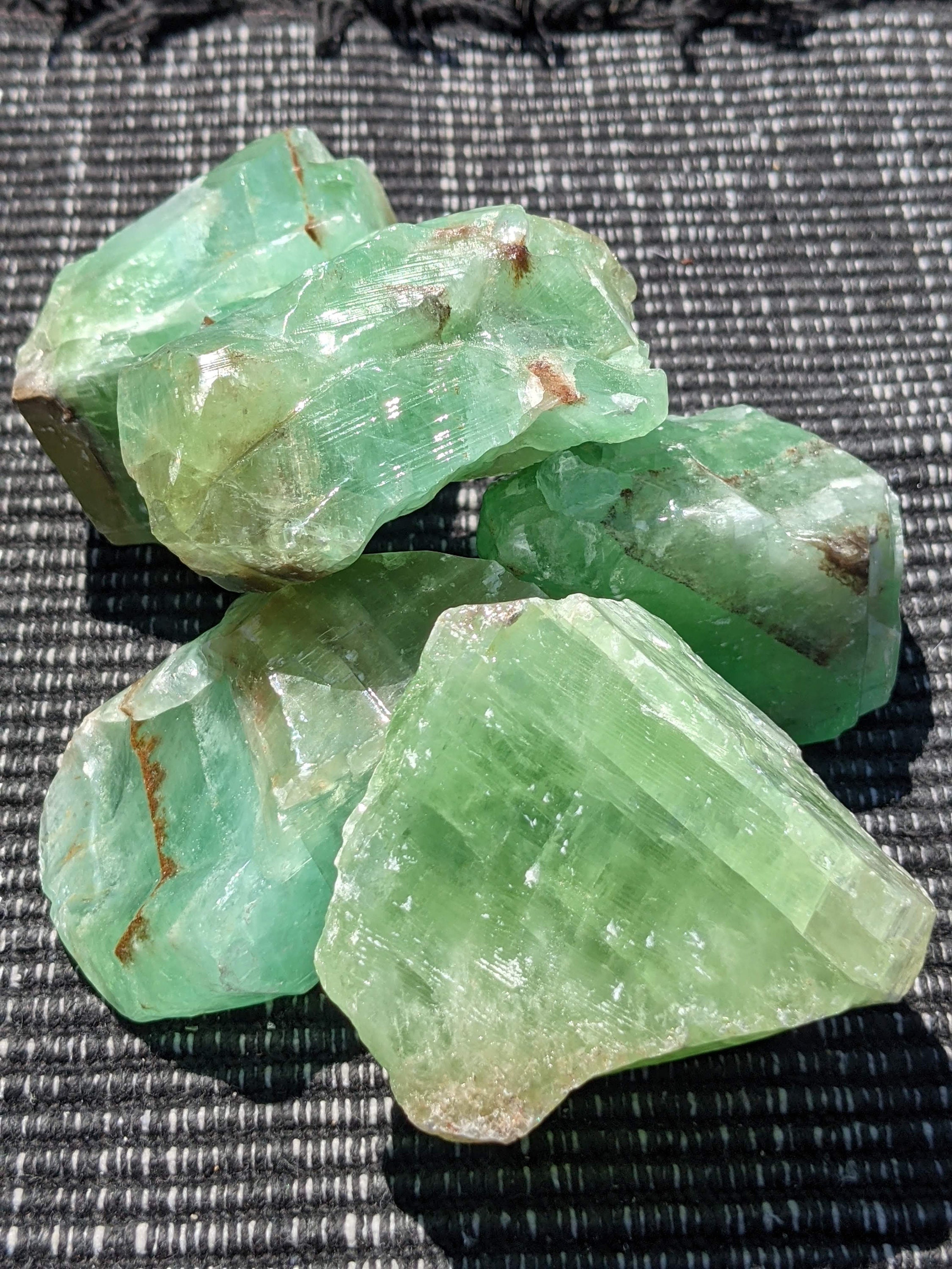 Green Calcite Green Mexican Calcite Calcite Crystals | Etsy