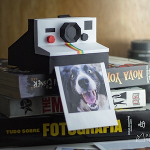 Polaroid Papercraft DIY, Printable Template PDF, Vintage Camera Decor ...