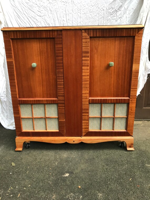 Unique Liquor Cabinet Vintage Radio Bar Etsy