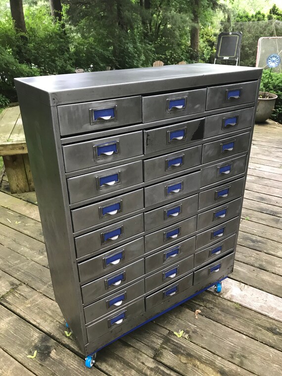 Vintage Industrial Metal Cabinet Etsy