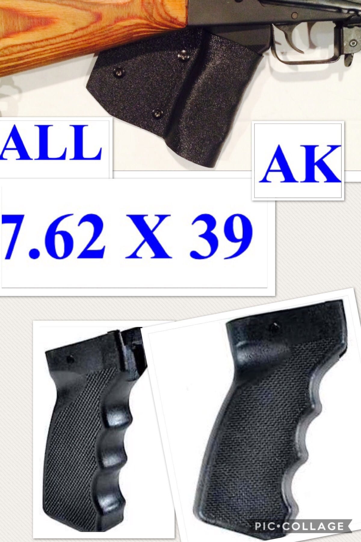 Featureless California Fin Grip Ak 47 WASR Wrap Kydex CA Legal Etsy