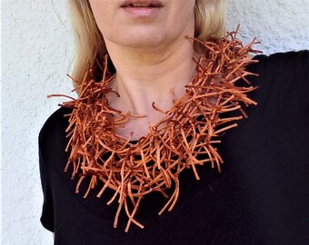 Big Statement Necklace, Large Bib Necklace For A Woman, Unique Gift