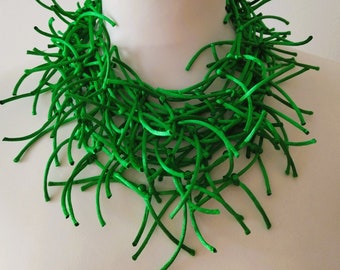Green Necklace For spring- summer occasions, Gift For Woman