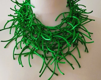 Groene ketting voor lente-zomergelegenheden, cadeau voor vrouwen