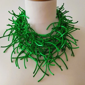 Green Necklace For spring- summer occasions, Gift For Woman