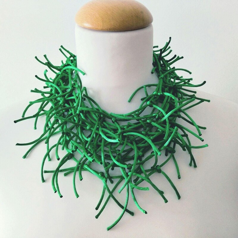 Green Coil Necklace main image 0