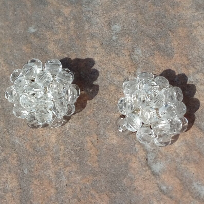 Crystal Earrings Clear Color Earrings Elegant Classic Earrings for Woman