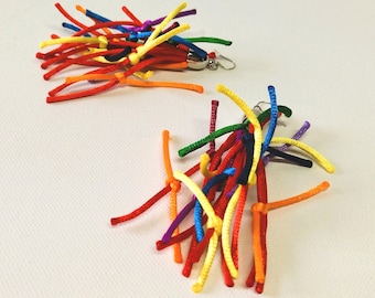 Rainbow Dangle Earrings For Woman, Gift For Her