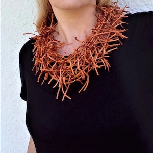 Big Statement Necklace, Large Bib Necklace For A Woman, Unique Gift image 1