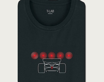 Tlab Racing Day schwarzes Herren Motorsport-T-Shirt, Weihnachten, Grandprix, Autorennen, Geschenk für ihn, Grandprix, Rennstrecken-T-Shirt, Monaco