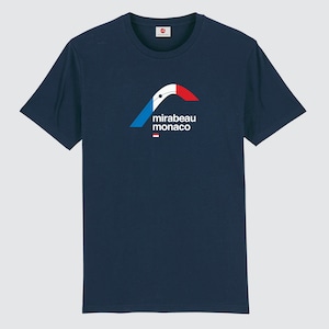T-lab Mirabeau navy men&#39;s motorsport shirt, Monaco circuit tshirt, motor racing gift, Christmas, gift him, car, petrol head, roadtrip