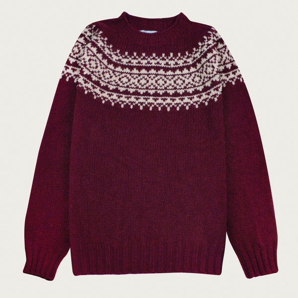 Fair Isle Jogger Set Steward Blue