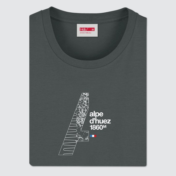 Alpe D'huez T-Shirt - France Road Cycling Shirt Alpe D'huez T-Shirt - France Road Cycling Shirt