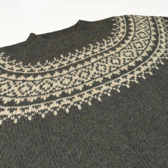Grey fair deals isle jumper