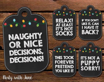 christmas tags etsy