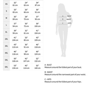 Bl clothing size guide