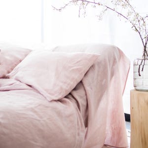Linen Pillowcase, Pillow Cover, Linen Pillow Sham, Custom Linen Bedding, Soft Pillowcase
