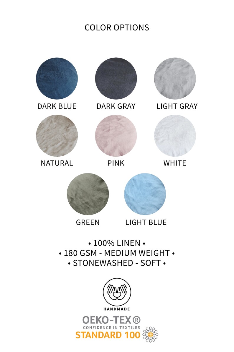 Color card wide linen colors