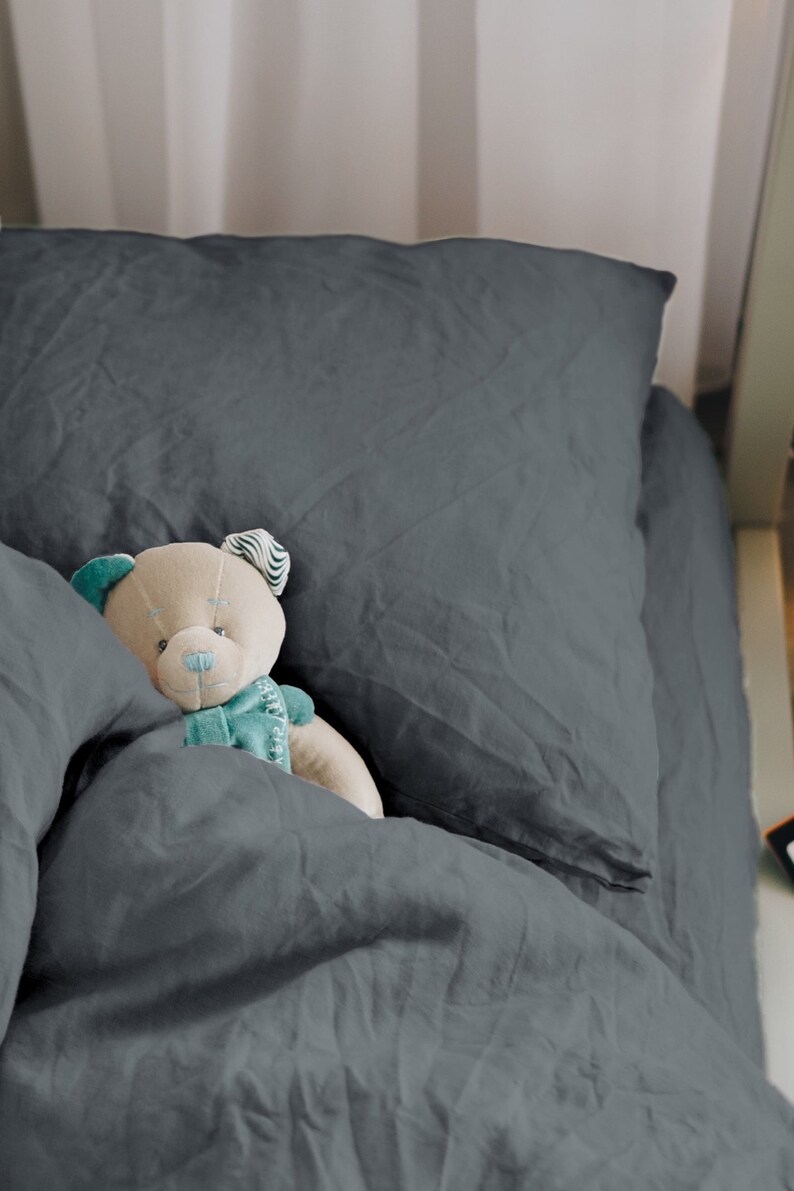 Kids Duvet Cover Baby Duvet Cover Crib Duvet Cover Linen Etsy