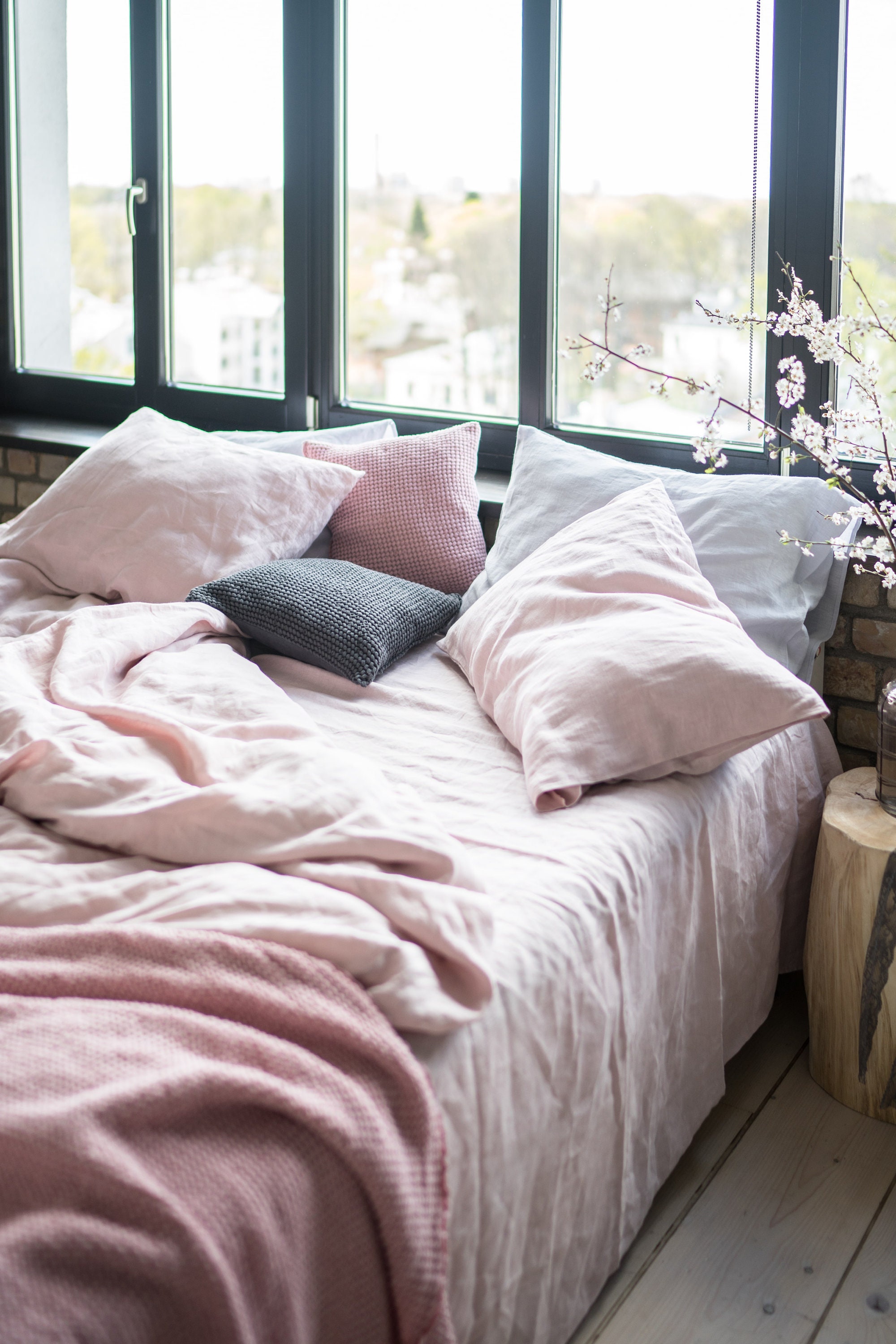 Linen Duvet Cover Soft Linen Bedding Stonewashed Linen Etsy