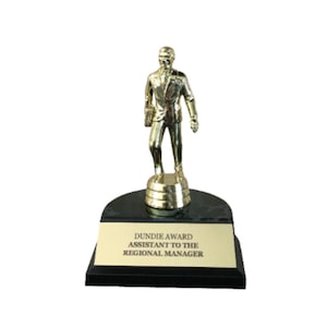 Assistant To The Regional Manager Dundie Award Trophy Dundies Dunder Mifflin Paper Company Dundies Gift Idea
